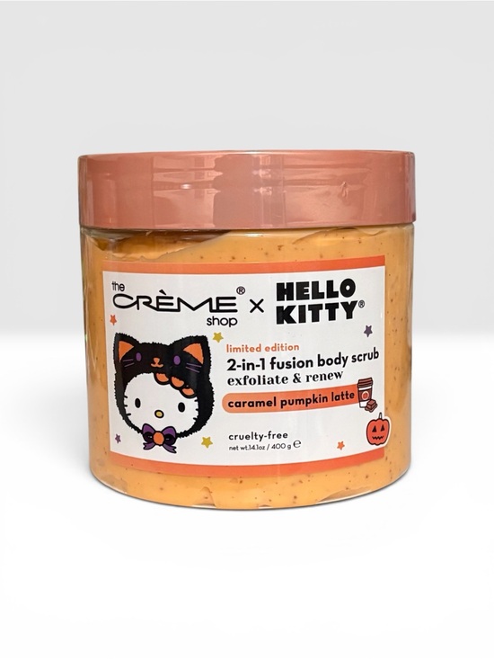 The Creme Shop Other - The Crème Shop x Hello Kitty Caramel Pumpkin Latte Body Scrub Halloween LE